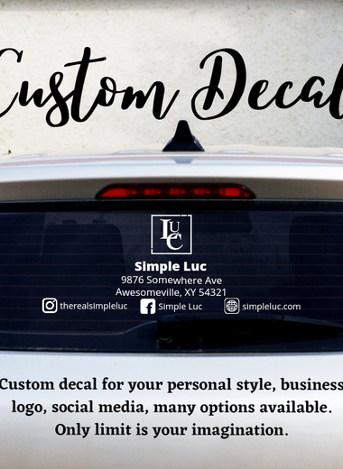 Custom Decal