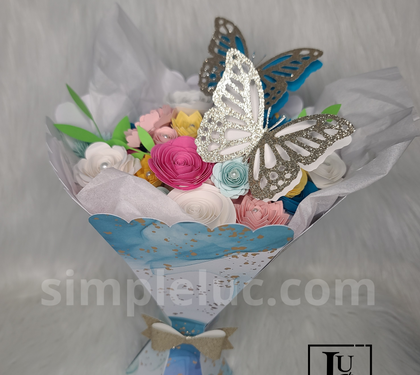 Paper Flower Bouquet Step By Step Guide