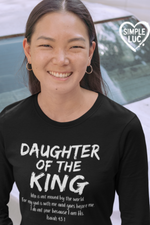 Daughter of the King Christian T-Shirt | Isaiah 43:1 Faith Tee