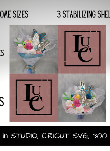 Paper Flower Bouquet Template