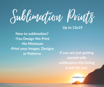 Sublimation Transfer Prints